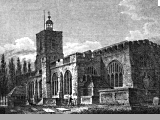 St Dunstans Church, Stepney, London 1805